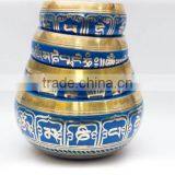 High Quality Colored Tibetan Handmade Meditation Singing Bowl thumbnail-3