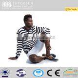 2016 Latest Fashion 100% Cotton White Black Cheap Plain t Shirt