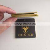 2016 High Quality Customized Thick Paper Hang Tags With Gold Foil Logo thumbnail-6