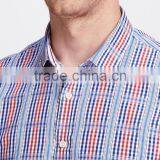 Egyptian Cotton Plaid Men Shirt SHL104 thumbnail-4