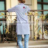 Maxnegio Button up Shirt Casual Cotton Embroidered Dress Shirt thumbnail-4