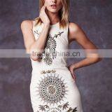 Maxnegio Fashion Designer Woman Bodycon Embroidered Dress thumbnail-2