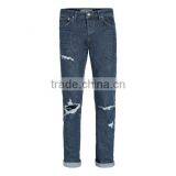 Men Fancy Ripped Blank New Style Men Jeans Pent Wholesale thumbnail-4