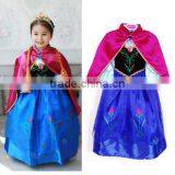 Girls Frozen Elsa Anna Dress thumbnail-2