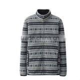 High Quatity Full Zip Warm Windproof Jacket Cheap Custom Printing 100% Polyester Polar Fleece Softshell Jacket thumbnail-1