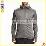 Custom Mens Sports Dri-fit Jacket Zipper-up Jacket With Hooides thumbnail-1
