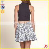 Sexy Slim Fit Ladies Tank Tops High Neck Off Shoulder thumbnail-2