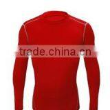 OEM Service Logo Print DRI Fit Tech Mens Fitness Compression Longsleeve Shirt thumbnail-1