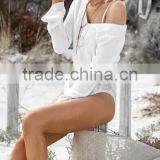 EY0852S Hot Sale 2016 Women Long Sleeve Deep V-Neck Pullover Sweater thumbnail-1