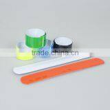 Custom Logo Printed Reflective Slap Wrap Slap Band Wristband thumbnail-4