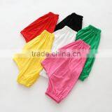 Summer High Quality Cotton Pure Color Girls Children Harem Pants thumbnail-1
