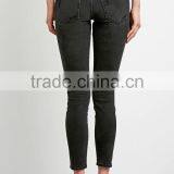 2017 High Quality Hot Selling Washed Holes Cheap Price Jeans Cargo Trousers for Ladies thumbnail-3