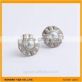 Wholesale Round Fashion Silver Jeans Rhinestone Button For Jeans thumbnail-1