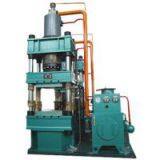 Special hydraulic press for friction material