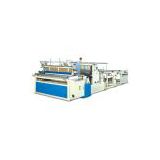 Full-automatic dot-by-dot high-speed rewinding and perforated toilet paper and towel paper machine