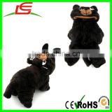 Halloween Dress Up Coffee Pet Small Dog Cat Clothes Warm Bear Costume