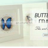 Wedding Party Supplies Home Decoration Elegant European Wooden Photo Frame With 3D Butterfly