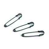 Lady Fashion Brooch Jasper Decorative Brass Safety Pin, 2.0mm*76mm thumbnail-3