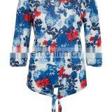 XXXL Size Abstract Print Fat Women T-Shirt Beach Wear thumbnail-6