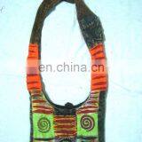 Fashion Trendy Girls Cotton Ethnic Canvas Tie Dye Shoulder Backpack Bags thumbnail-3