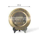 Custom Embossed Round Metal Commemorative Plates for Sale thumbnail-3