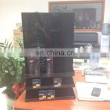 hot sale black acrylic cigarette counter display for trade show