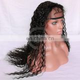 2014 afro kinky curly natural looking beauty virgin brazilian hair full lace wig