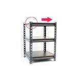 Home Plant Black Particleboard Chipboard Storage Shelf thumbnail-2