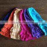 Plus Size Women Ruffle Capri Pants Wholesale Knit Elastic Ruffle Bottom Pants Capri Pants thumbnail-1