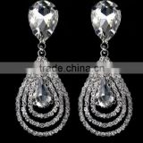 Crystal Rhinestone Earring aretes para Mujer Novia Shinny Luxury with best price Chicas Muchachas