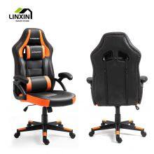 Wholesale PC Computer Leather Swivel Home Office Massage Desk Chairs Ergonomic With Lumbar Support and Headrest Manufacture thumbnail-4