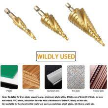 Titanium Step Drill Bit (Total 15 Step Sizes) , Unibit Cone Drill, 4 to 32mm thumbnail-5