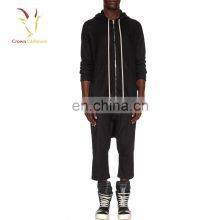 Men's Zipper Knitting Pattern Hooded Cardigan Sweater thumbnail-5