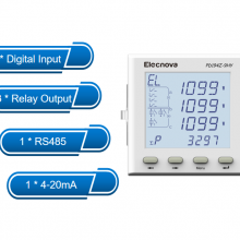 Panel Mount 3 Phase Multi Function Harmonic Analog Current Voltage Meter thumbnail-3