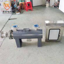 Explosion-proof electric heater for pipeline compressed air. Mask machine assisted heating