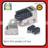 RJ45 CAT.5E 8p8c FTP Shielded 110 IDC Modular Jack