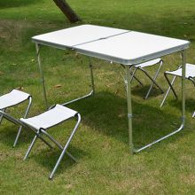 portable camping folding aluminium table