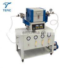 Laboratory Small Vacuum Tube Furnace 1200 1400 1700 Degree Chemical Vapor Deposition CVD Diamond Machine