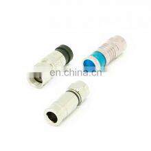 RG6 Compression F Type Straight Antenna Cable Connector Coax Adapter