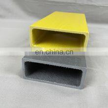Pultrusion Hollow Square Tube Pultruded Profiles FRP Rectangular Plastic Pipe Tube thumbnail-3