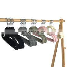 Top Rated Portable Ladies Manufacturers Black Pants Custom Logo Velvet Swimwear Clothing Plastic Coat Hanger Wholesale thumbnail-2