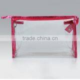 Clear Transparent Plastic PVC Travel Toiletry Bag thumbnail-1