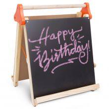 Wooden Magnetic Chalkboard Whiteboard Kids Tabletop Play Easel With Blackboard Chalkboard Drawing Board Children's Wooden Easel thumbnail-5