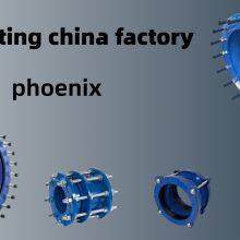 DN100 Dismantling Joint Rigid Type Flange Drilled to PN16 Dresser Coupling for PVC thumbnail-3