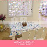 PVC/PEVA Lace Tablecloth With Flannel Backing, High Quality & Waterproof & Oil Proof thumbnail-1