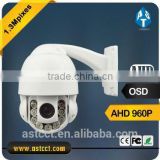 1.3 Megapixel AHD PTZ Camera with coaxial cable 10X optical zoom mini PTZ Camera wholesale 960P AHD IR High Speed Dome Camera