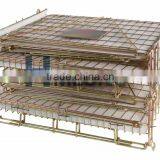 Folded Wire Mesh Steel Forklifts Stacking Container thumbnail-2