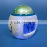 Children Sleeping Sky Star Night Light Projector Lamp Bedroom Alarm Clock Music