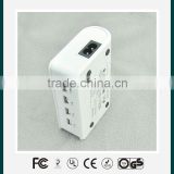 4port usb mobile phone travel charger/travel adapter for smart phone, tablet with UL,CE,FCC,ROHS certificates