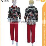 Newest Flannel Islamic Women's Suits With Button on Front thumbnail-1